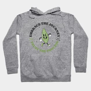 Embrace the journey, trust the process, cute retro motivational quote Hoodie